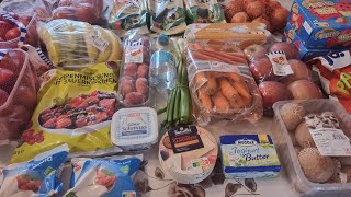 Закупка продуктов питания на 35 евро Rewe, Kaufland