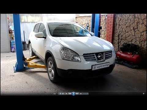 Замена сайлентблоков передних рычагов на Nissan Qashqai 2,0 4WD Ниссан Кашкай 2009 #авторемонт