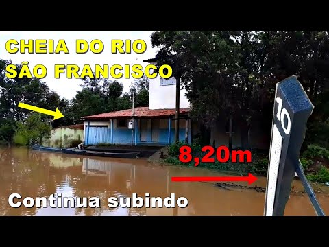 RIO SÃO FRANCISCO ENCHEU 32cm, REPRESA DE TRES MARIAS EM  63%.DA CAPACIDADE.