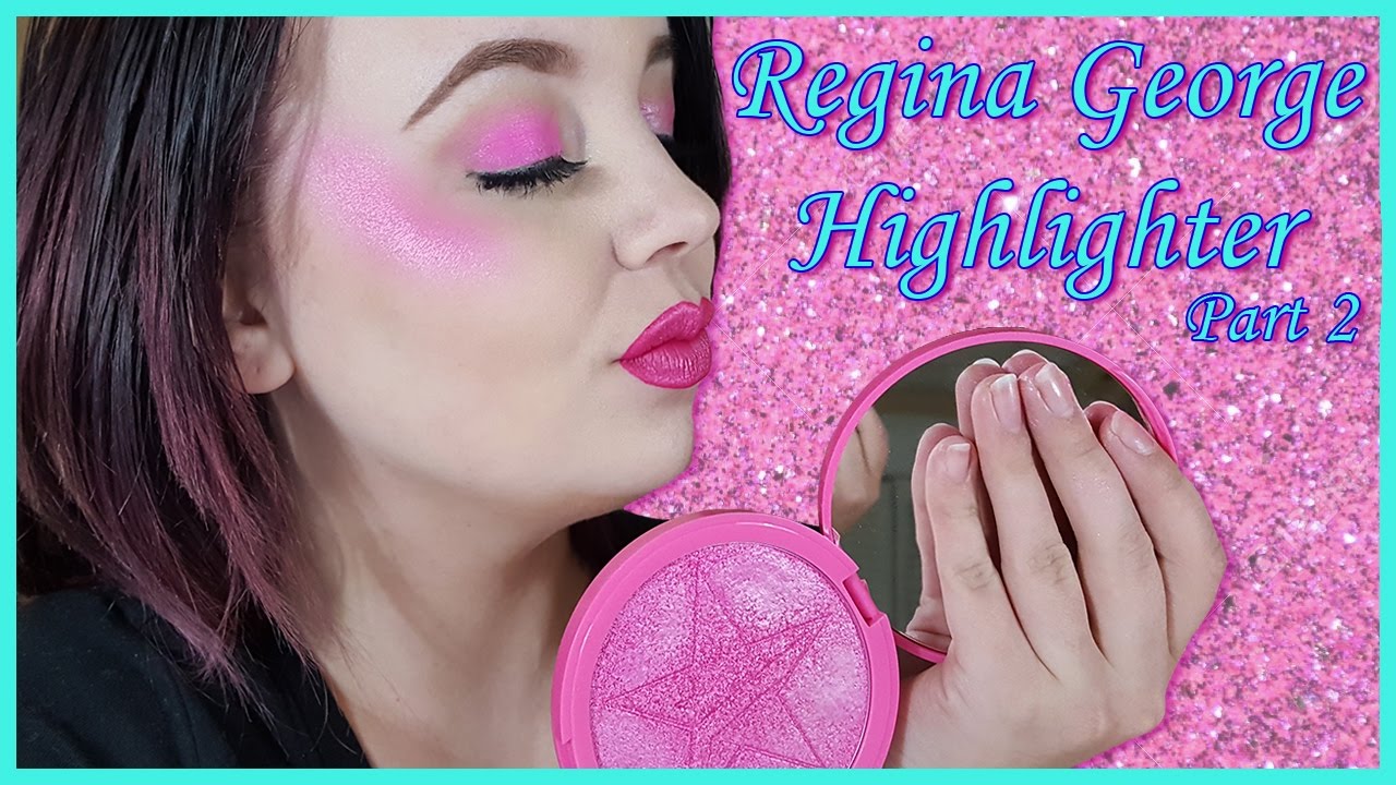 absurd Spytte ud øge Regina George Hot Pink Highlight Part 2 Jeffree Star Cosmetics Review +  Swatch - YouTube