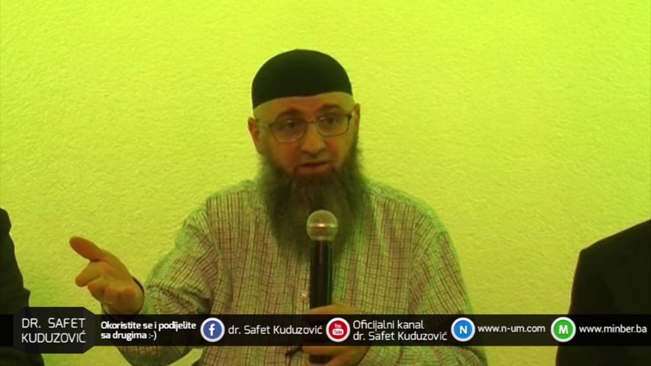 Sve što se dešava, dešava se Allahovom odredbom_dr. Safet Kuduzović