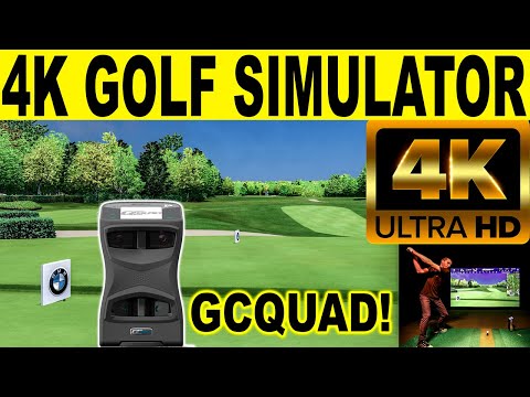 GOLF SIMULATOR in 4K ⛳️🏌️‍♂️ Foresight Sports FSX 2020 at Wentworth West (GCQUAD)