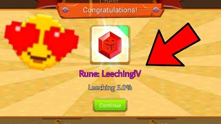 UPDATE! NEW RUNE 4 lvl LEECH😱 in Trouble Vars Blockman Go / Blockman go