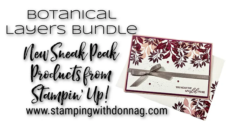 Botanical Layers Bundle New Sneak Peak of brand new products Stampin' Up! Stamping with DonnaG!