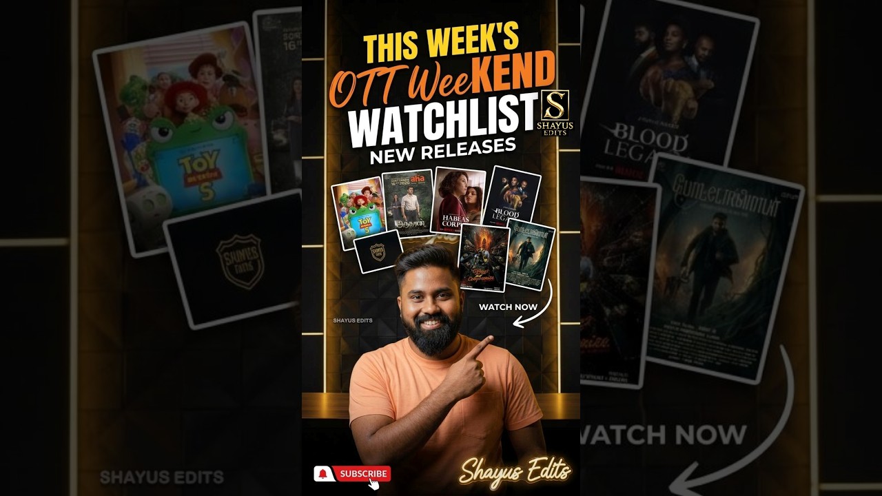 🔥 THIS WEEK OTT RELEASES | 20+ Movies & Series | Hi, Habeebi, Toy Story 5  & More! 🎬| SHAYUS EDITS