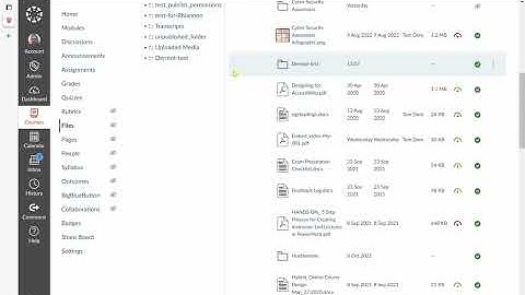 Can we drag to move files and folders in Canvas LMS?