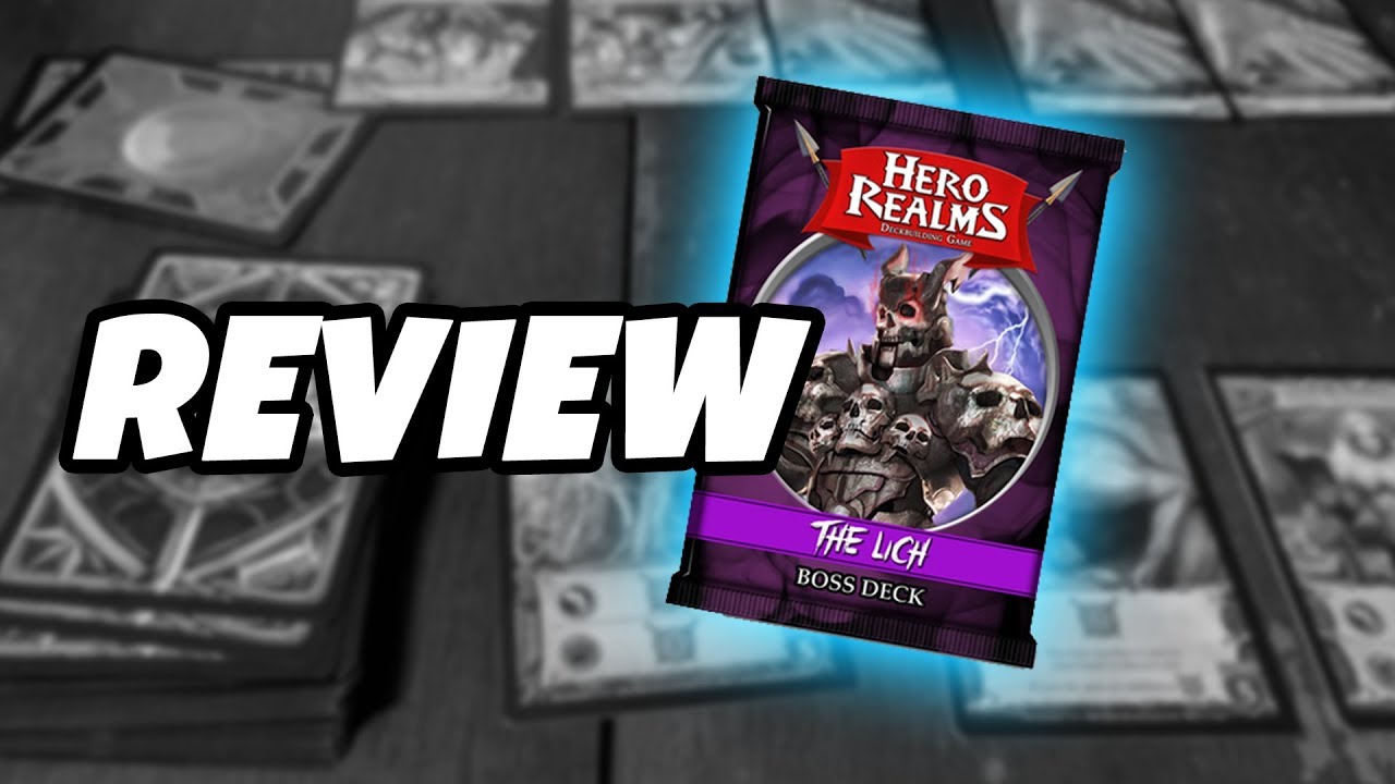 What's in the box...HERO REALMS: LICH BOSS DECK What's in the box...HERO REALMS: LICH BOSS DECK