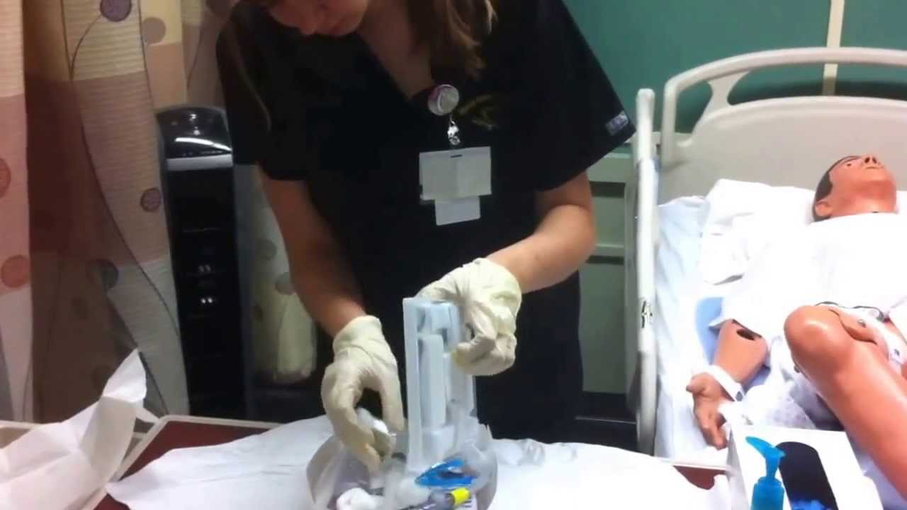 Foley catheter insertion YouTube
