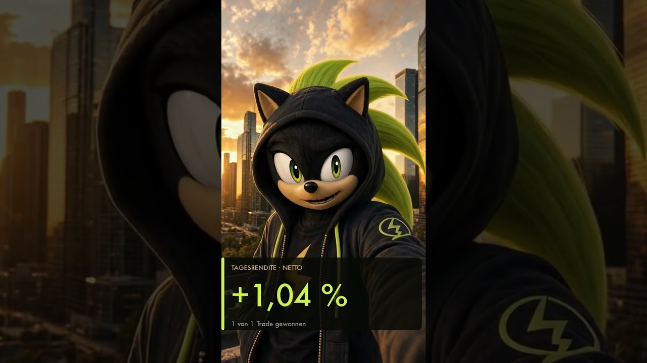 CopyX Trading Tagesvideo — 1,04% netto am 18.09.2026 mit SONIC AI