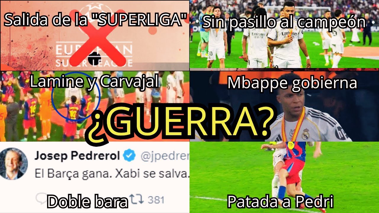 Empieza la "guerra" institucional | BARCELONA Vs. REAL MADRID