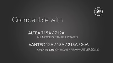 DASlink software update - Altea & Vantec (3.03 or higher Firmware versions)