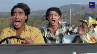 Iconic Scenes in Movies Bollywood - Break Fail Comedy From Ishq Movie Comedy Scene | Airport Comedy