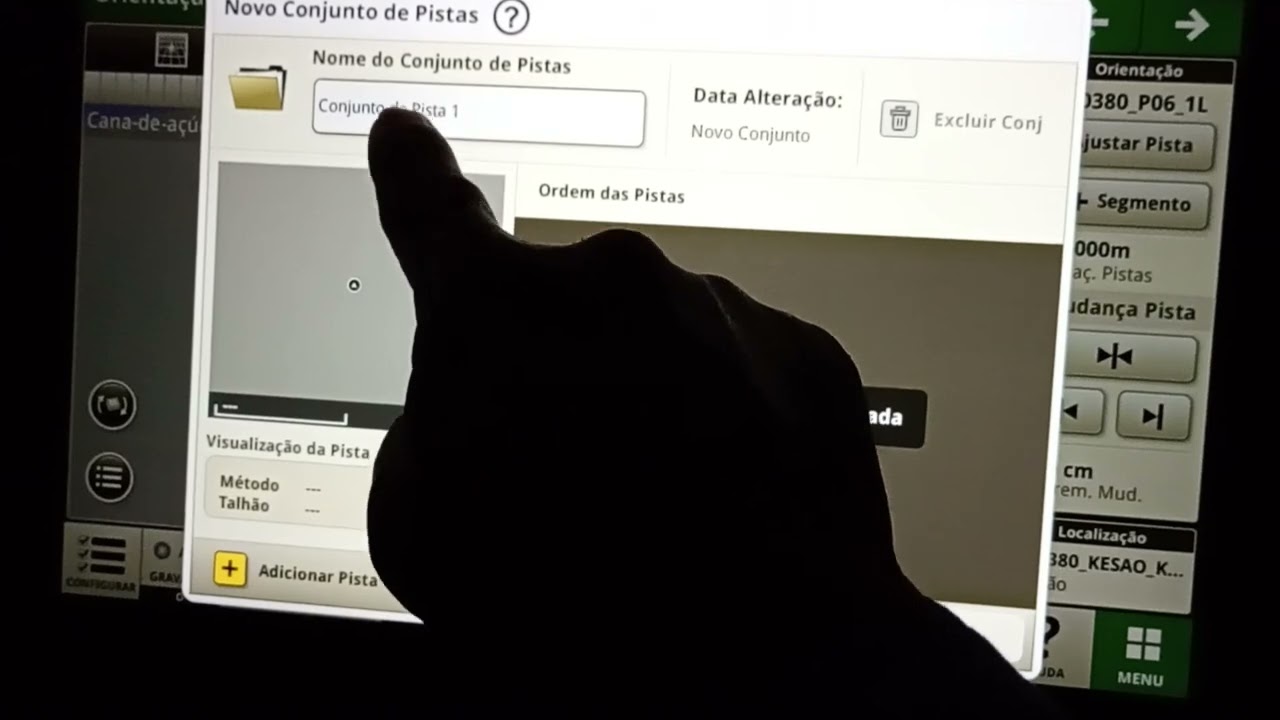 Função Trocar Pistas Como Trabalhar Em Dois Talhoes Ou Duas Partes Diferentes GS4 e GS5 John Deere