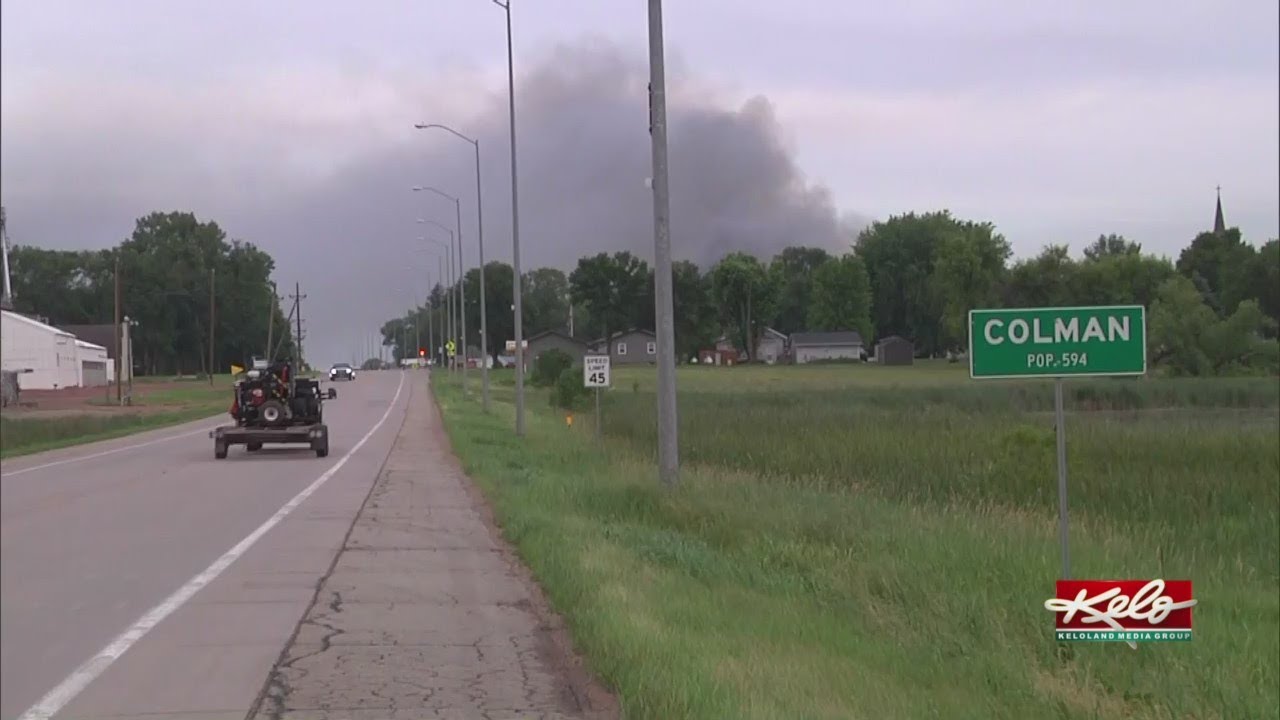 Crews responding to fire at T&R Electric in Colman YouTube