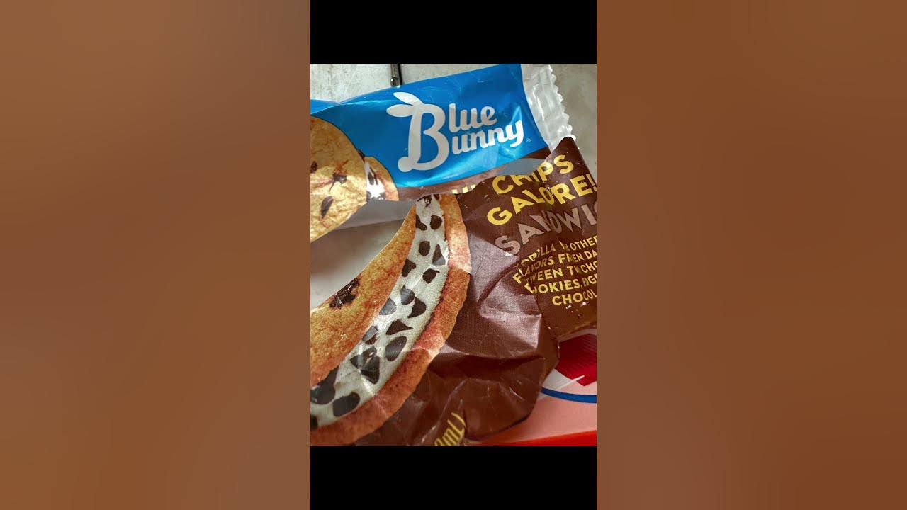 Blue bunny CHIPS GALORE! Ice cream SANDWICH YouTube