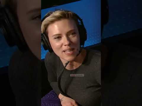 Scarlett Johansson On Her Secret Celebrity Crush 😘