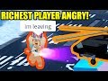 the richest jailbreak player gets MAD... | Roblox Jailbreak