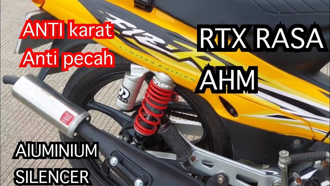 🟠UPGRADE‼️ knalpot f1zr RTX super premium || silencer aluminium model AHM