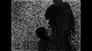 Bad Apple!! but it's Boids. [GPGPU, THREE.js]
