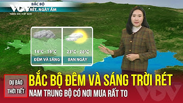 Dự báo thời tiết ngày mới 10/12 | Bắc Bộ đêm và sáng trời rét; Nam Trung Bộ có nơi mưa rất to