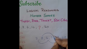 missing numbers in tamil/reasoning #shorts #missingnumbers #tnpsc #ssccgl #tancet