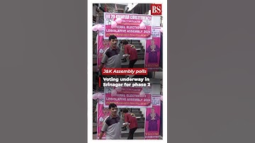 J&K Assembly polls: Voting underway in Srinagar for phase 2 #j&kassembly