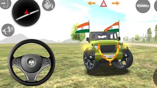 NEW BLACK MAHINDRA THAR GAME|| DOLLAR SONG THAR OFFROAD GAMEPLAY OF THAR IN VILLAGE ||