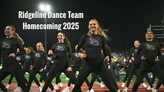 Ridgeline dance team Homecoming assembly dance 2025