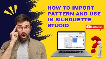 How to Import Pattern in Silhouette Studio | Manny Maker #howto #import #images #silhouette #studio