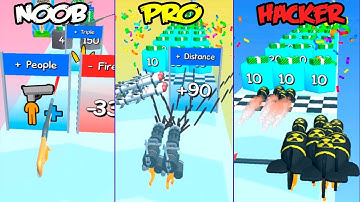 🔫 Gun Head Run #challenge — NOOB vs PRO vs HACKER  (Update)