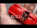 Full build ferrari 750 monza 143  scale model car