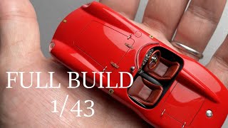 Full Build Ferrari 750 Monza 1/43  scale model car