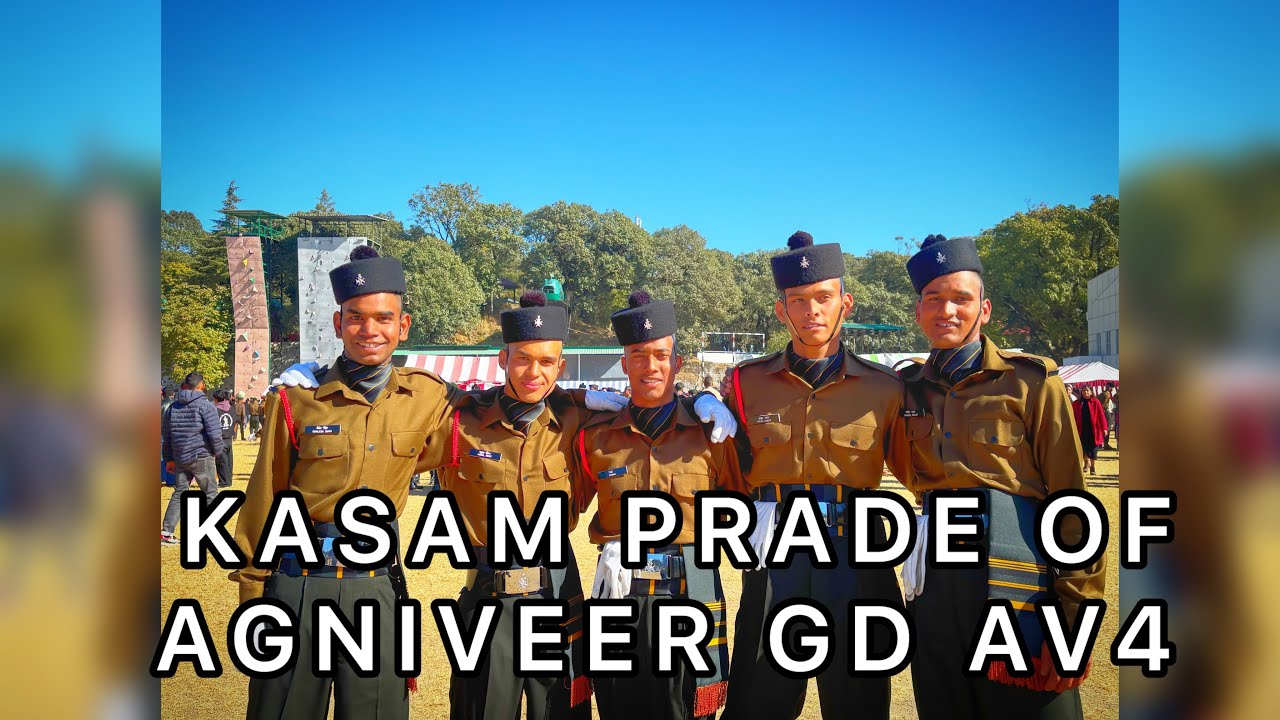1ST AGNIVEER KASAM PARADE IN LANSDOWNE AV4 204 AGNIVEER #proudmoment
