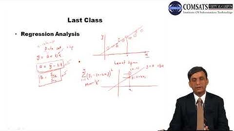 Regression Analysis|Statistic and Probability Theory in Hindi UrduMTH262 LECTURE 29