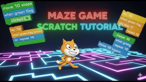 Scratch Maze game tutorial | Fun Coding Project for Beginners#scratch #scratchtutorial #games