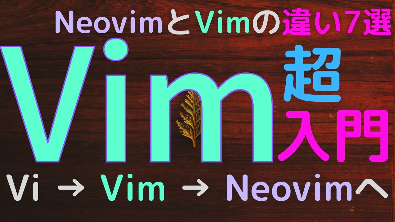 2025年改訂版Vim/Neovim超入門】VimとNeovimの違い7選を徹底解説 - YouTube