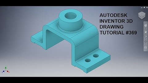 Autodesk Inventor 3d drawing tutorial for Beginners || Inventor 3d Drawing tutorials || 3d Cad Basic