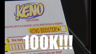 Winning 100k in the Ohio Lottery Keno