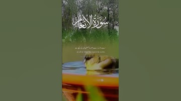 سورة الانعام 💚 آیت 163۔162 ✨💛