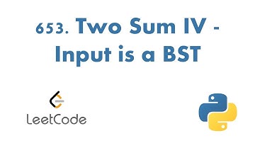 653. Two Sum IV - Input is a BST || Python || LeetCode