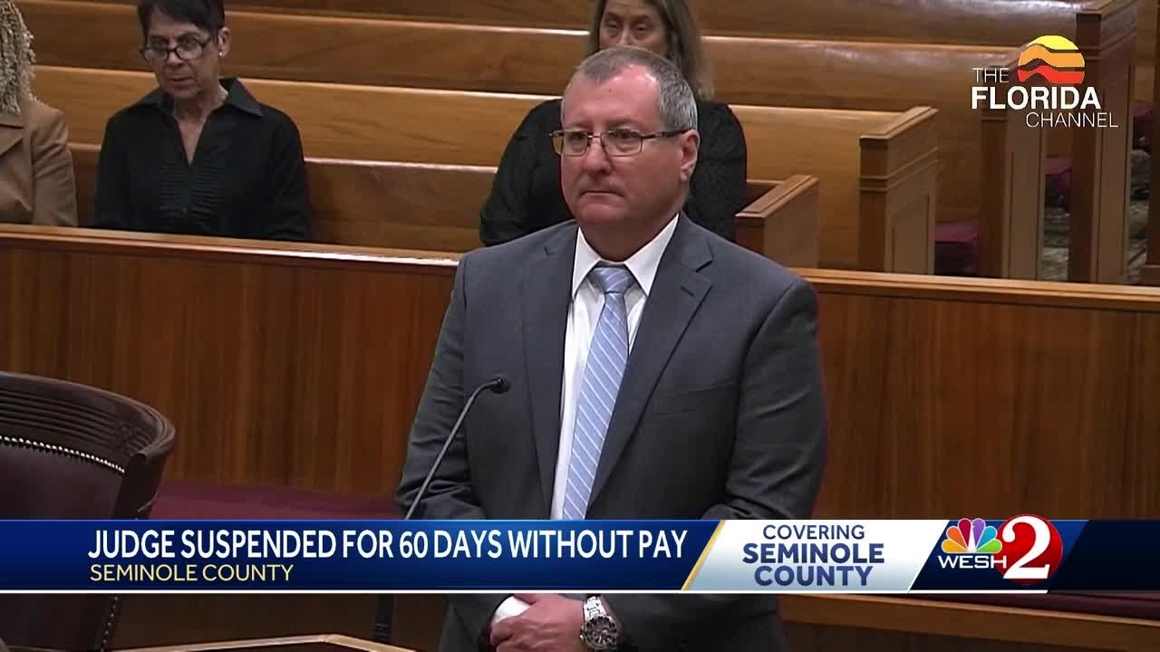 Seminole County judge faces suspension after cursing at defendants