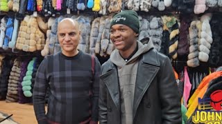🚨Abdullah Mason shopping at DANIEL'S LEATHER ! NYC