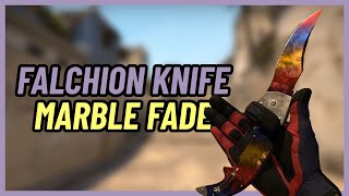 ★ Falchion Knife Marble Fade | CSGO Knife Showcase