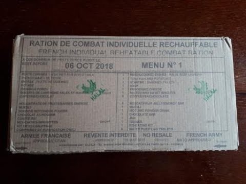 Rare 24 Hour French RCIR Halal Menu #1- Part 1 (New Camera/Phone) - YouTube