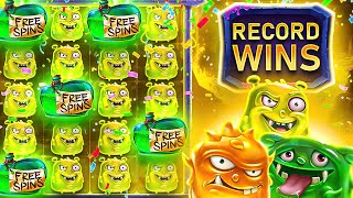 OUR RECORD WINS On MONSTER SUPERLANCHE SLOT!! (RARE 100X MULTI) screenshot 5
