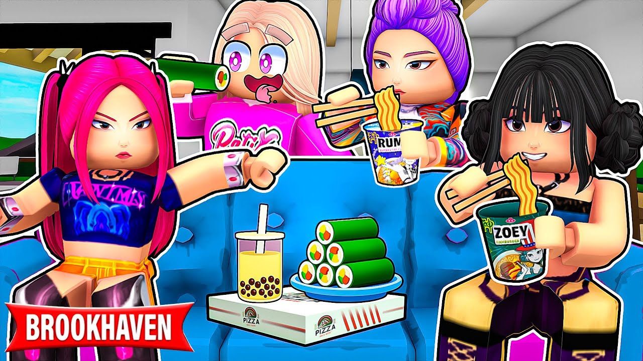 NOCOWANIE z HUNTRIX na BROOKHAVEN w ROBLOX! (KPop Demon Hunters) 😍