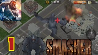 KINGKONG PENGHANCUR KOTA - CITY SMASHER - GAMEPLAY WALKTHROUGH (ANDROID/IOS) PART 1 screenshot 1