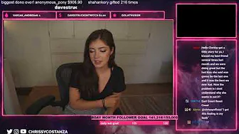 Chrissy Costanza singing Hero Too on stream. Chrissy Costanza singing Hero Too on stream.