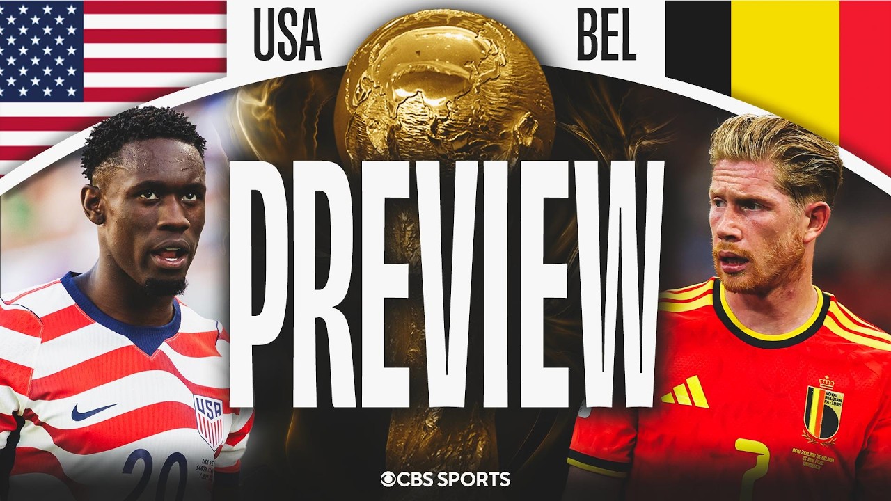 LAST-MINUTE 2026 FIFA World Cup: USA vs Belgium Round of 16 Preview | Predictions + Pick to Win