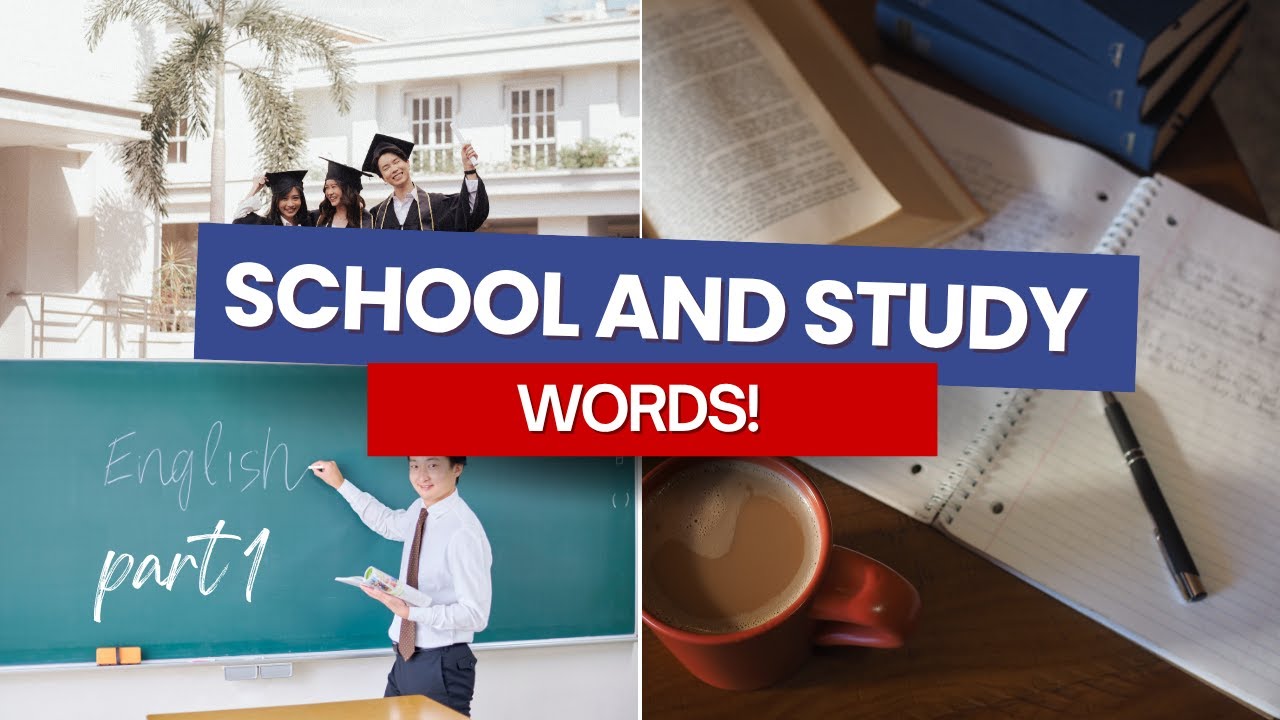 English School & Study Vocabulary – Basic Words for Beginners